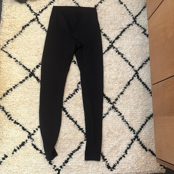 Lululemon wunder under full length leggings black size 6 - Picture 1 of 3